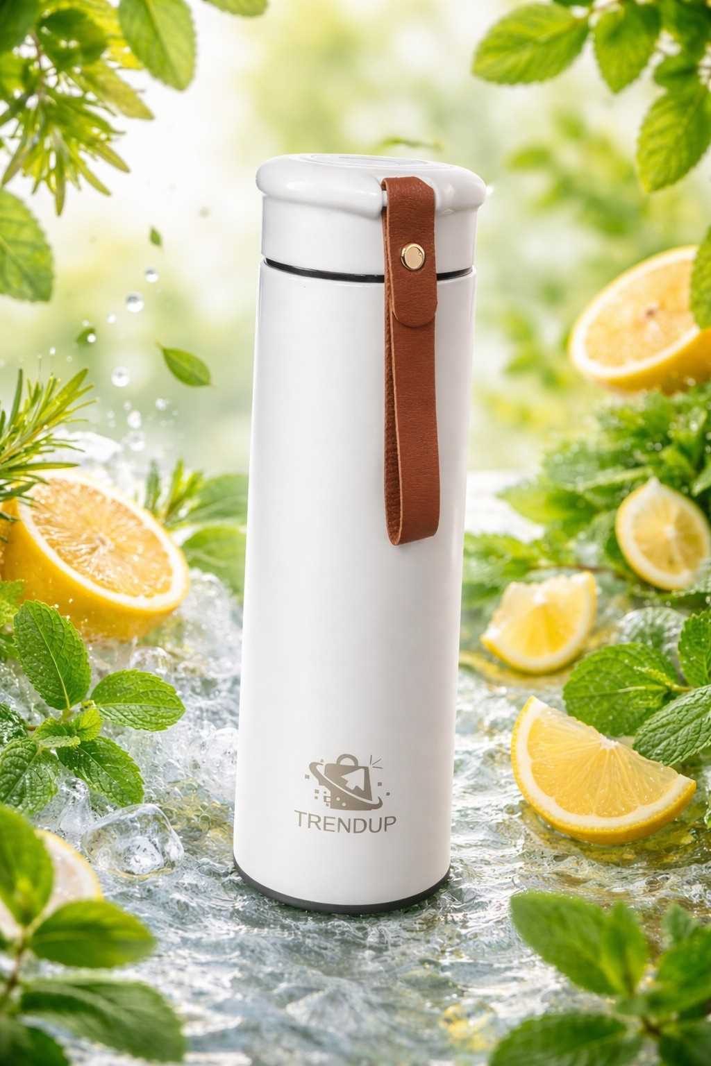 TRENDUP ROPE DUBLEWALL BOTTLE WHITE500ML